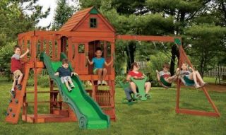   Playground Slide Backyard Swing Set Play Ground Rockwall Sandbox NEW
