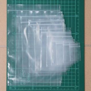 Ziplock Poly Plastic Zipper Bag  (Choose Size & Quantity)