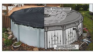   Round Above Ground Winter Pool Cover and Chemicals 15 Yr Warranty