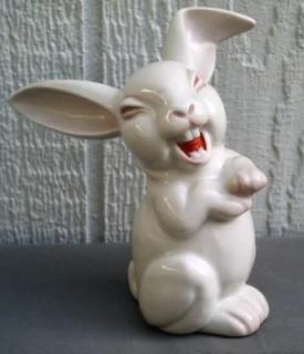 Laughing Hare Figurine Rosenthal Porcelain Germany
