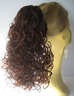   YOUR SHADE Bouncy tight curls Hair Ponytail Extension 8017 Reversible