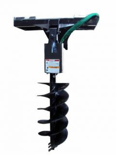 NEW HD EARTH AUGER DRIVE ATTACHMENT Skid Steer Loader Post Hole Digger 
