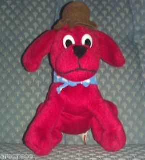   the Big Red Dog w/ Cowboy Hat/Bandana 6 1/2 Beanbag Plush Toy Animal