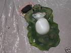 SOLAR POND LIGHTS FROG LILY PAD GARDEN DECORATIONS POOL