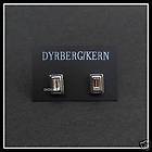 Dyrberg/Kern PHI earrings S/CRYSTAL with Step Cutcut clear Swarovski 