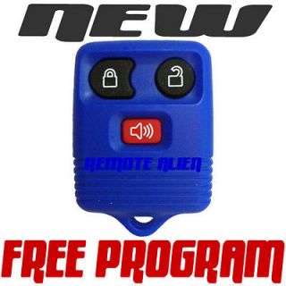 BRAND NEW BLUE FORD 3 BUTTON KEYLESS ENTRY REMOTE KEY FOB TRANSMITTER