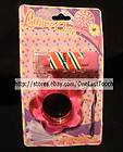 POP LOLLIPOP CUTIE Candy Strip Lipstick+Bonus Mirror (carded) Stocking 