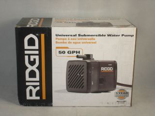 NEW Ridgid Universal Submersible Tile Saw Water Pump 50 GPH AC11301