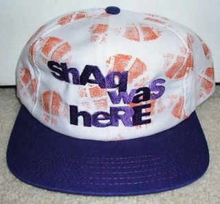 SHAQ WAS HERE VINTAGE 1990s SNAPBACK HAT REEBOK SHAQUILLE ONEAL PEPSI 
