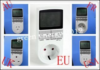 newTIMER Plug in Programable Timer Switch 24h 7 Day week Digital LCD 