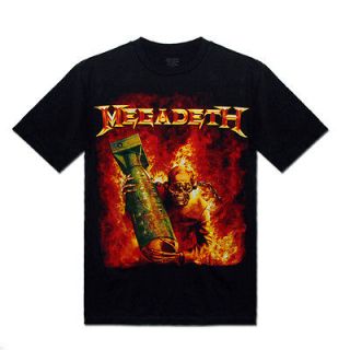 Megadeth NWT American heavy metal band Vintage mens T Shirt Size L
