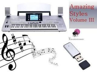TYROS 3 USB Stick+Song Styles VOLUME 3 NEW