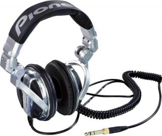 pioneer hdj 1000 silver professional over the head dj headphones