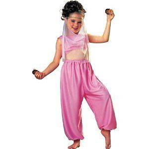 Arabian Princess/Genie Girls Halloween Costume Dress Up Size 4 6