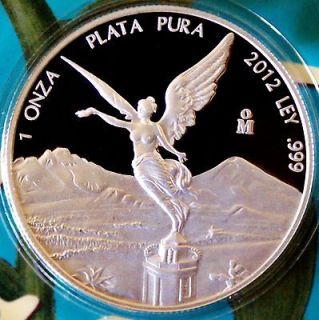 2012 LIBERTAD PROOF 1oz SOLD OUT IN LESS THAN 1 HOUR Coin in hand 