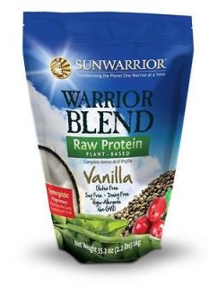Warrior Blend Raw Protein Plant Based Protein Powder ~ Vanilla Flavor 