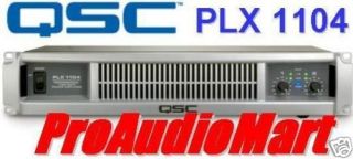 QSC PLX 1104 amplifier PLX1104 power Amp Authorized QSC Dealer B stock 