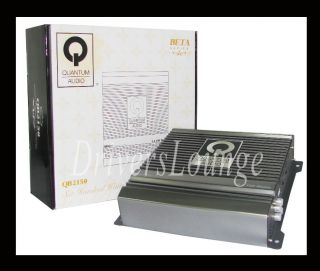 QUANTUM Audio QB2000D 1 CH 2000W Monoblock Car Amplifier for ICE
