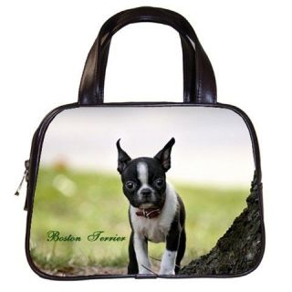  DOG PUPPY PUPPIES WOMENS LADIES PICTURE LEATHER HANDBAG BAGS GIFT