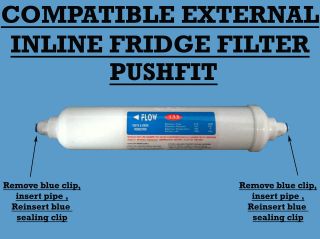 Fridge Filter Compatible Daewoo DD7098 Fridge Freezer External Water 