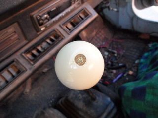 Que Pool Ball Shifter Knob w/ a .357 Shell Case for Jeep Wrangler TJ 