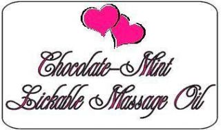   Massage Oil Aphrodisiac Romance Natural Pure Chocolate Mint Relaxing