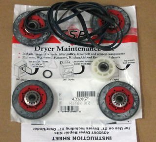 4392067 Genuine Whirlpool FSP OEM Dryer Belt (661570) & Rollers 