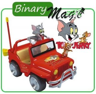 Tom & Jerry Remote Radio Control RC Car 4x4 Jeep Kids Toy with 