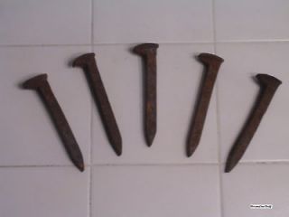 Newly listed 5 Vintage Railroad Spikes Antique Blacksmith Train Track 