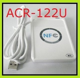NFC ACR 122U Reader / Writer USB port 14443A,B Std RFID IC Card Mifare