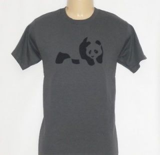 Enjoi Basic Panda Tee Mens Charcoal Gray T Shirt NWT New
