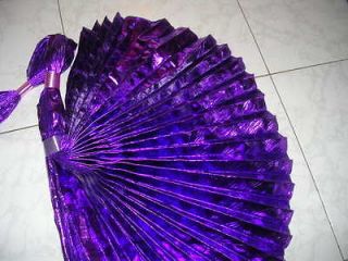   Belly Dance Egyptian Isis Wing Free Case & Sticks Giant Sale Purple