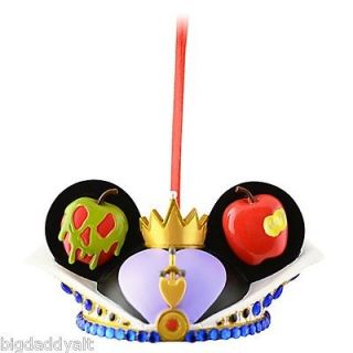   Villains Evil Queen Mickey Ear Hat Ornament Limited Edition Christmas