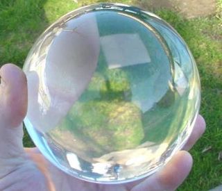   110 mm crystal ball wicca gazing scrying reiki with turtle stand 8173B