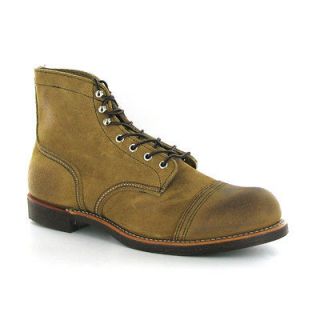 Red Wing Hawthorne Iron Ranger Brown Leather Mens Boots