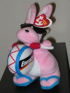 Ty ENERGIZER BUNNY Beanie Baby ~ MINT TAGS ~ RETIRED ~ Walgreens 