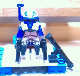 Lego Star Wars Custom Captain Rex with Phase 2 Armor