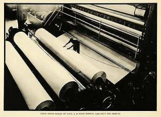 1930 Print Paper Mill Ribbon Industry Timber Bourke Newsprint 