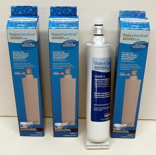 WSW1 3_PACK Refrigerator Water Filter for Whirlpool Kitchenaid 4396508 
