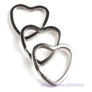 split ring key heart