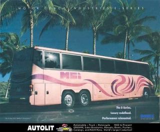 1998 MCI E Renaissance Series Tour Bus Brochure