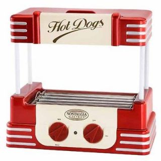 Nostalgia Electrics RHD 800 Retro Hot Dog Roller Warmer Cooker Machine