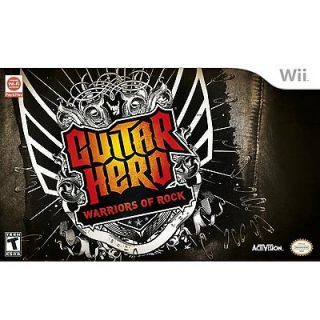 Wii Guitar Hero Warriors of Rock Super Band Bundle (NEW) 047875961609