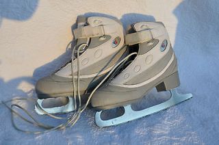   NEW IN BOX Riedell Soft Series 820/810 Gray Sz 9 Womens Figure Skates