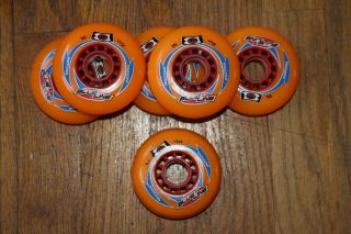 Blue Line indoor inline replacement Hockey Wheels 80mm x 74a new w/out 