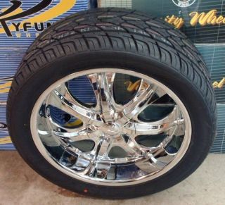 28 inch 28x10 B15 chrome wheels rims 6x135 Ford F150