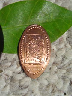 TEXAS GIANT Roller Coaster Elongated Penny from Six Flags Over TEXAS 