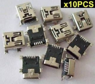 Mini USB B 5Pin SMT Mini Socket Connector/pcb slot 10pcs