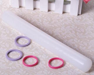   Cake Decorating Tools Plastic Glide Fondant Rolling Pin Rings Guides