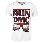 Amplified Mens RUN DMC Glasses T Shirt White NEW Officially Licensed